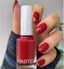 Pastel Nail Polish Coral Red 46